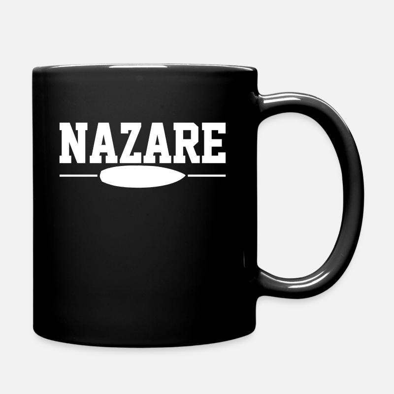 Nazare Portugal - Tasse einfarbig - Schwarz