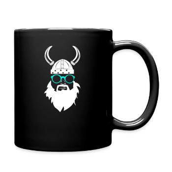 Nerd viking - Mug uni - noir - Droite