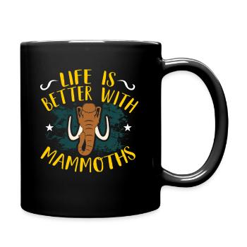 Mammut - Tasse einfarbig - Schwarz - Rechts