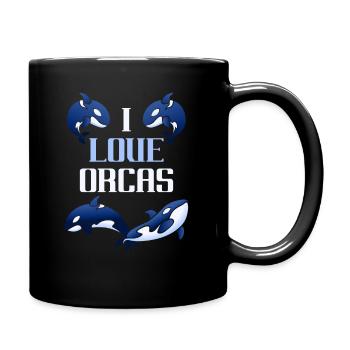 Orca - Mug uni - noir - Droite