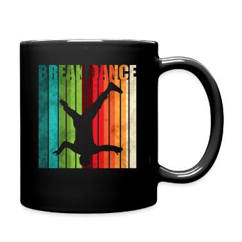Breakdance danse hip hop rap 80s 90s - Mug uni - noir - Droite