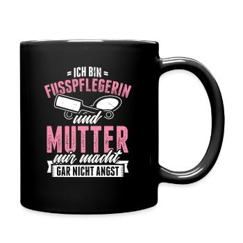 Fusspflegerin Und Mutter Fußpflege Fusspflege - Tasse einfarbig - Schwarz - Rechts