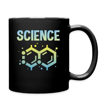 Science physics chemistry gift - Full Colour Mug - black - Right