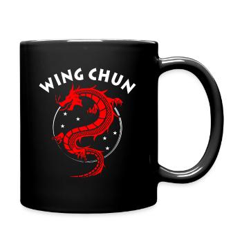 Wing Chun - Tasse einfarbig - Schwarz - Rechts