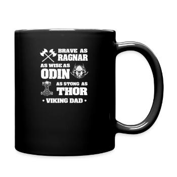 Papa viking - Mug uni - noir - Droite