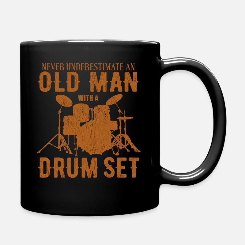 Drums Drummer Drummer Drum Gift - Mug uni - noir