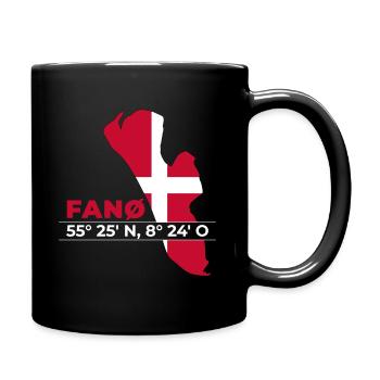 Fanö Danemark coordonne ses vacances - Mug uni - noir - Droite