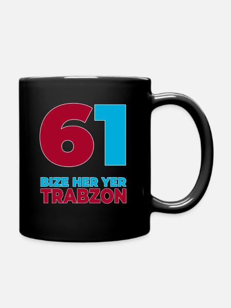 61 Trabzon - Bize her yer Trabzon - Tasse einfarbig - Schwarz