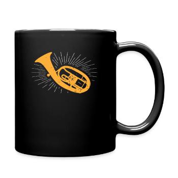 Tenorhorn - Tasse einfarbig - Schwarz - Rechts