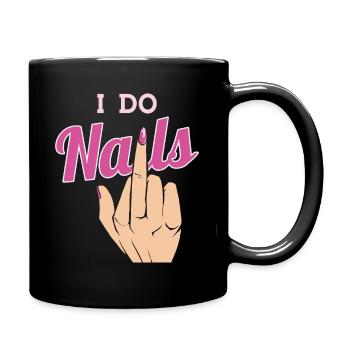 Nail designer nail designer gift nail salon - Full Colour Mug - black - Right
