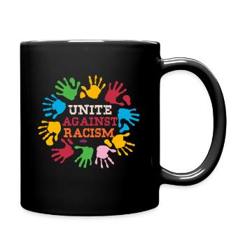 Antirassismus - Tasse einfarbig - Schwarz - Rechts
