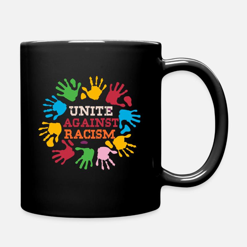 Anti Racism - Full Colour Mug - black
