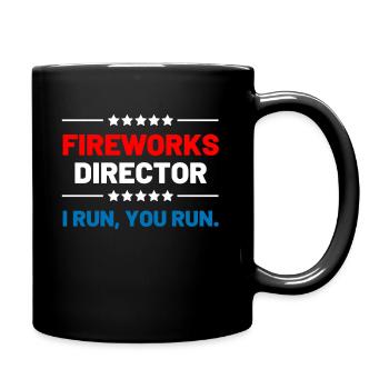 Directeur des feux d'artifice - Mug uni - noir - Droite