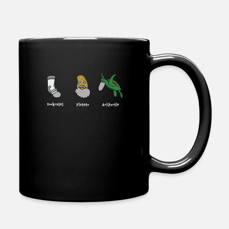 Philosophie Socrate Platon Aristote - Mug uni - noir
