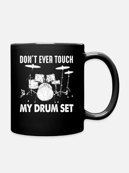 Drums Drummer Drummer Drum Gift - Mug uni - noir