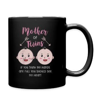 Cadeau de jumeaux bébé jumeaux - Mug uni - noir - Droite