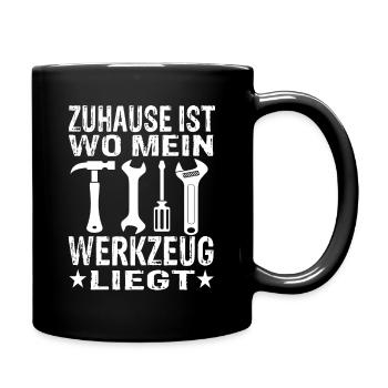 Handwerker handwerk handwerker Geschenke - Tasse einfarbig - Schwarz - Rechts