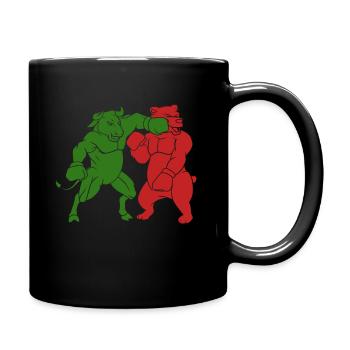 Bulles Contre l’ours - Mug uni - noir - Droite