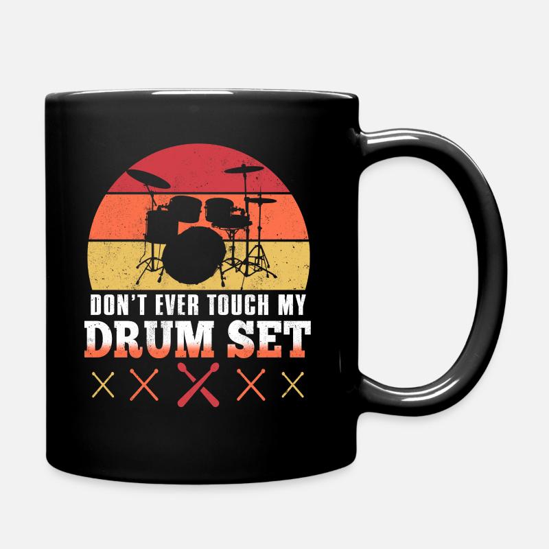 Drums Drummer Drummer Drum Gift - Mug uni - noir
