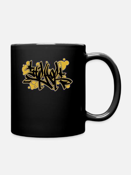 Graffiti hip hop - Mug uni - noir