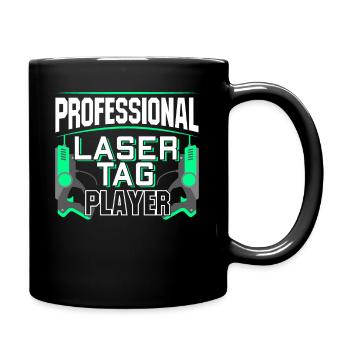 Lasertag Professional Laser Tag Player Lasergame - Tasse einfarbig - Schwarz - Rechts