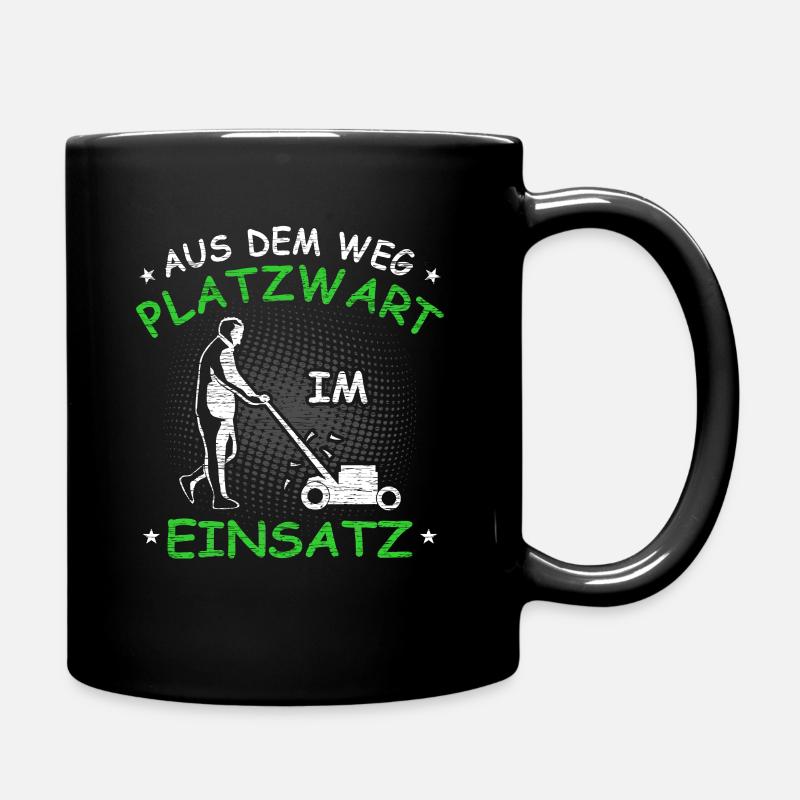 Platzwart Geschenkidee - Tasse einfarbig - Schwarz