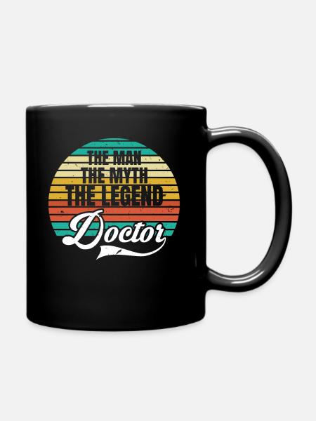 The Man The Myth The Legend 2020 Doctor - Full Colour Mug - black