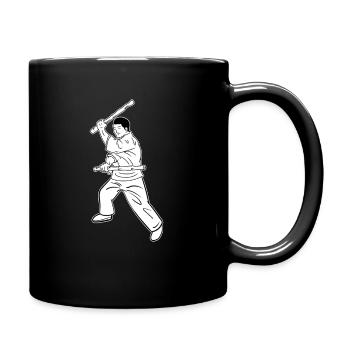 Kali Arnis Escrima Philippinische Kampfkunst - Tasse einfarbig - Schwarz - Rechts