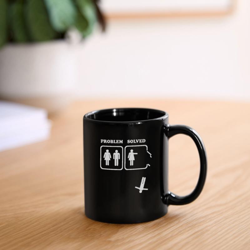 Problem Solved Single Divorced Ms. Exmann Full Colour Mug