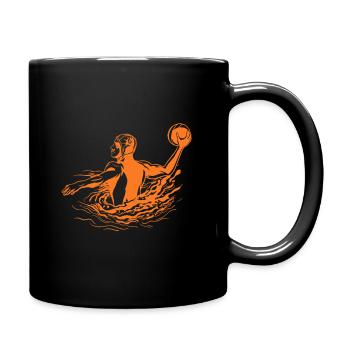 Water polo water polo player - Full Colour Mug - black - Right