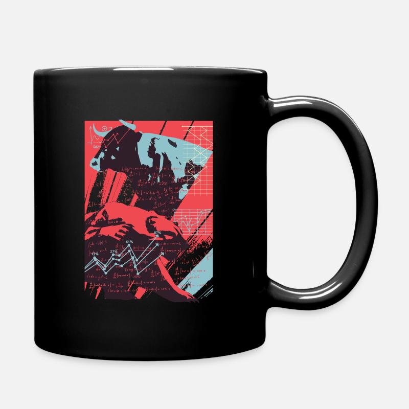 Bull and Bear - Stock Exchange Invest - Mug uni - noir