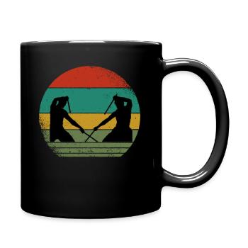Escrima Arnis Kali - Tasse einfarbig - Schwarz - Rechts