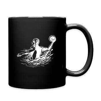 water polo - Full Colour Mug - black - Right