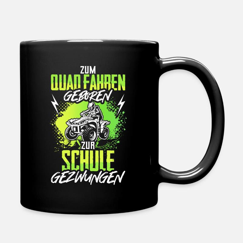 Kinder Quad Geschenk - Tasse einfarbig - Schwarz