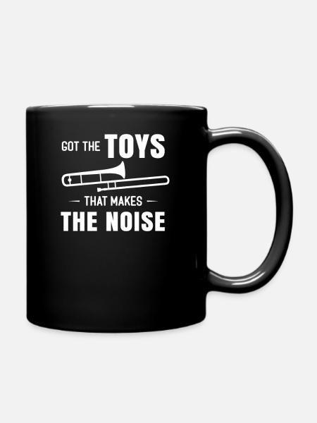 Trombone trombone - Full Colour Mug - black