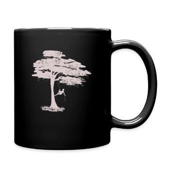 Baumkletterer - Tasse einfarbig - Schwarz - Rechts