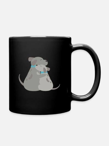 Chien câlin - Mug uni - noir