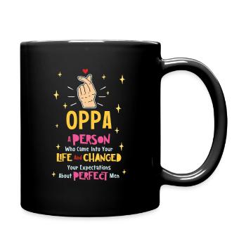 k-pop, k-drama, corée, coréen, hangul - Mug uni - noir - Droite