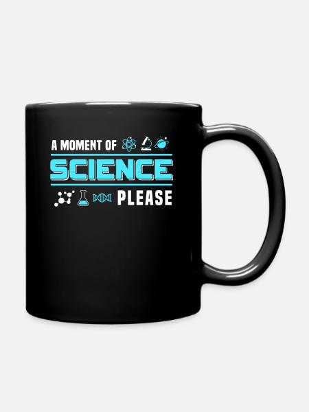 Naturwissenschaft - Tasse einfarbig - Schwarz