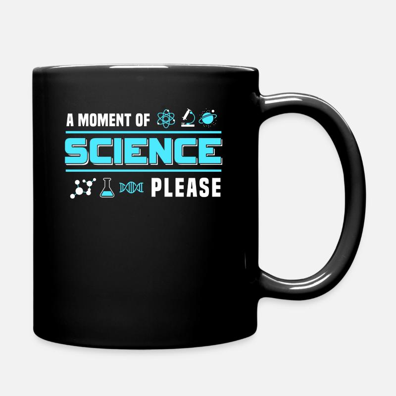 Naturwissenschaft - Tasse einfarbig - Schwarz