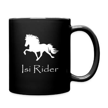 Cheval islandais - Mug uni - noir - Droite