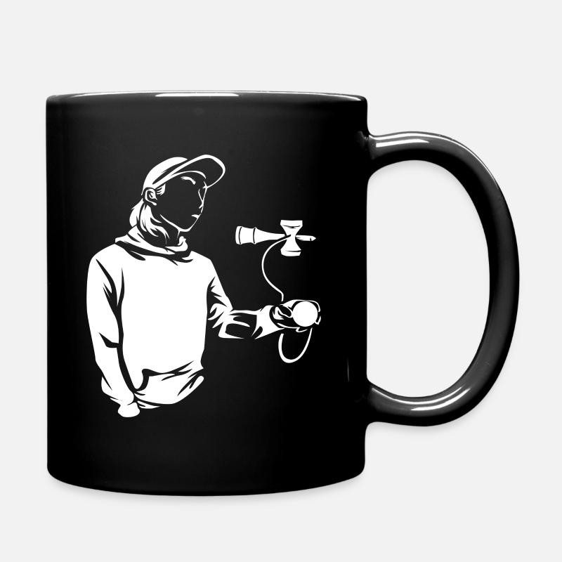 Kendama Geschicklichkeitsspiel - Tasse einfarbig - Schwarz