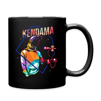 Kendama - Tasse einfarbig - Schwarz - Rechts