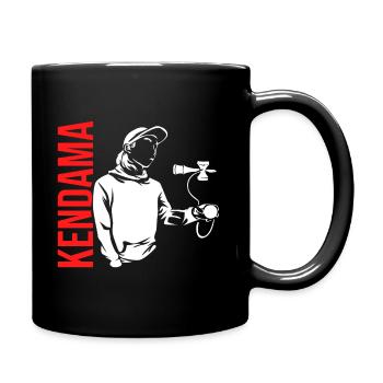 Kendama Hiragana Japan - Tasse einfarbig - Schwarz - Rechts