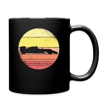 Racing racing retro racing car gift - Full Colour Mug - black - Right