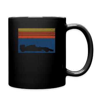 Racing car racing car retro racing car gift - Full Colour Mug - black - Right