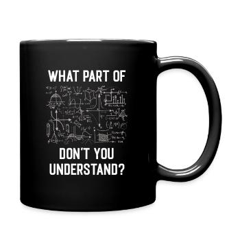 Mathematiker Mathe Student Geschenk - Tasse einfarbig - Schwarz - Rechts