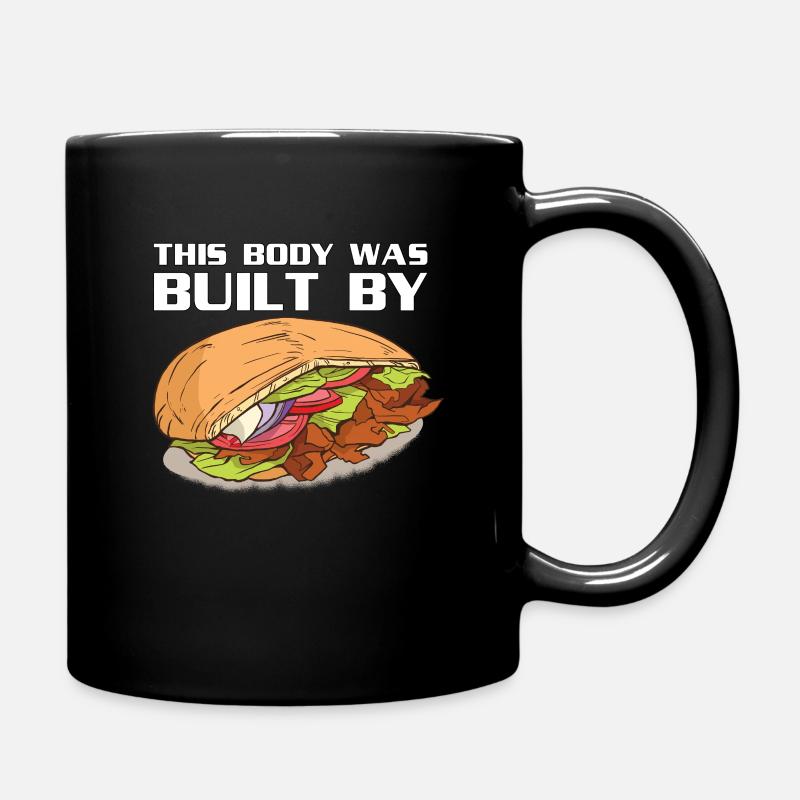 Ce corps a été construit par doner - Mug uni - noir