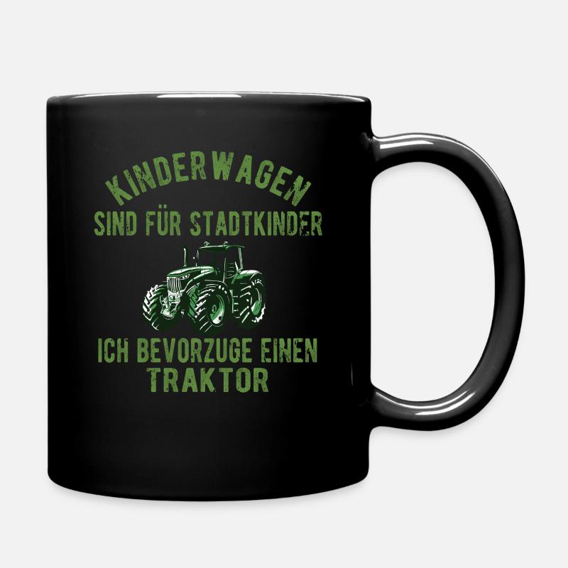 Landwirt Bauer Landwirtschaft Bauernhof - Tasse einfarbig - Schwarz