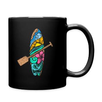 SUP Stand up paddle board - Mug uni - noir - Droite